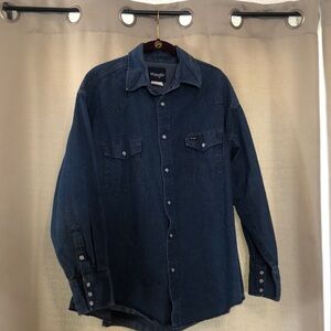 Wrangler denim western shirt p2941